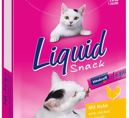 Ogłoszenie - VITAKRAFT CAT LIQUID SNACK KURCZAK + TAURYNA 6+2X15G GRATIS Vitakraft - 119,99 zł