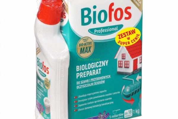 Ogłoszenie - Biofos Do Szamb 1 KG i Żel Bio500 ML Florovit - 51,00 zł