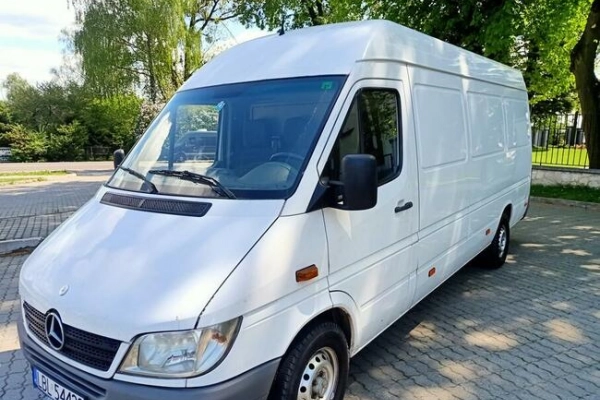 Ogłoszenie - Mercedes Sprinter 316 max HAK 2810kg KLIMA DRUGI WŁ. KRAJOWY - 28 000,00 zł