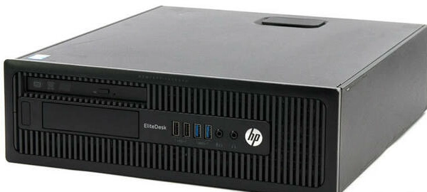 Ogłoszenie - Komputer stacjonarny HP Elitedesk 800 G1 4/500 GB czarny - 750,00 zł