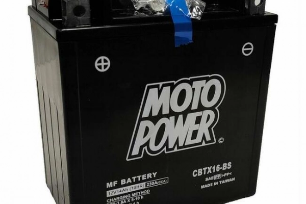 Ogłoszenie - Akumulator motocyklowy Moto Power CBTX16-BS YTX16-BS 12V 14A - 154,00 zł