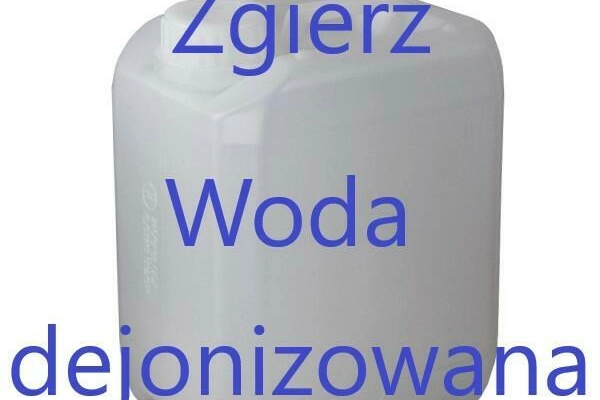 Ogłoszenie - Woda dejonizowana 100 L - 50,00 zł