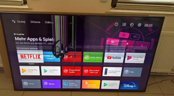 Ogłoszenie - TV SONY KD-75XG8096 , 4K , HDR, Android , 2019r USZKODZONY ! - 330,00 zł