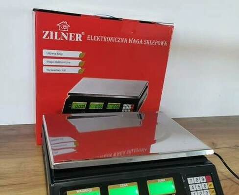 Ogłoszenie - Nowe Wagi elektryczne sklepowe targowe akumulator zilner - 145,00 zł