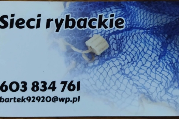 Ogłoszenie - Sieci rybackie wonton żak drgawica przywłoka włoka słępka niewód słęp - 99,00 zł