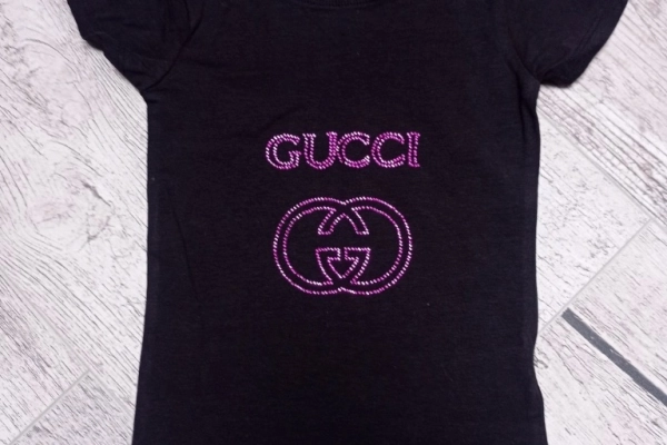 Ogłoszenie - Tshirt Gucci 98 cm czarna logo - 40,00 zł