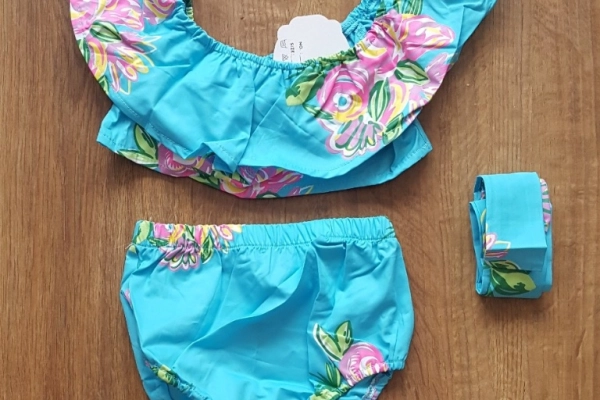 Ogłoszenie - Nowy strój kąpielowy bikini dziewczęce dziecięce 1 rok 12 miesięcy - 50,00 zł