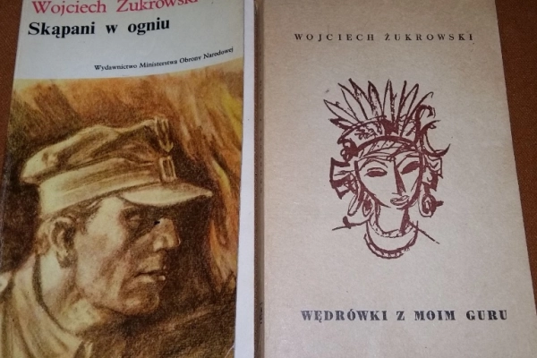Ogłoszenie - Skąpani w ogniu,Wędrówki z Moim Guru-Wojciech Żukrowski. - 7,00 zł
