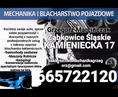 Ogłoszenie - Wykonam Pracę Blacharstwo-Lakiernictwo-Mechanika - 5,00 zł