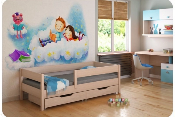 Ogłoszenie - Łóżko podwójne dla dziecka 160x80 junior bielony -kr - 790,00 zł