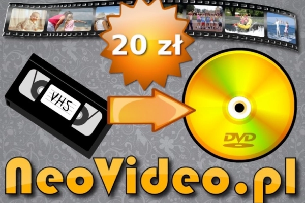 Ogłoszenie - Przegrywanie VHS na DVD, Pendrive Katowice - 20 zł za CAŁĄ kasetę. - 20,00 zł