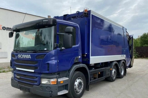 Ogłoszenie - Scania P280 śmieciarka trzyosiowa EURO 5 Zoeller 20m3 KP7 - 145 000,00 zł