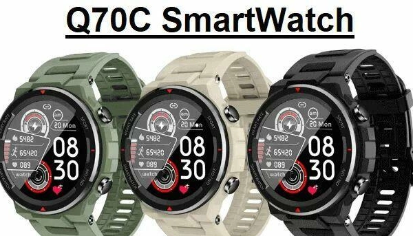 Ogłoszenie - Q70C Smartwatch, tętno, kroki, puls, stoper HIT ! - 140,00 zł