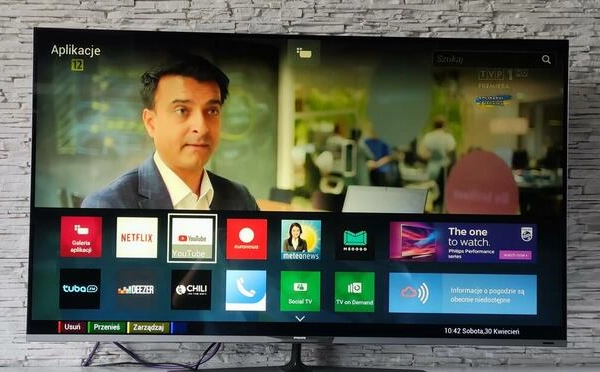 Ogłoszenie - 55 Cali Telewizor PHILIPS LED 4K 3D SMART TV WiFi DVB-S2+++ - 979,00 zł