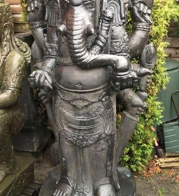 Ogłoszenie - Ganesha H155cm rzeźba z kamienia lawy - Uosabia witalność i - 12 300,00 zł