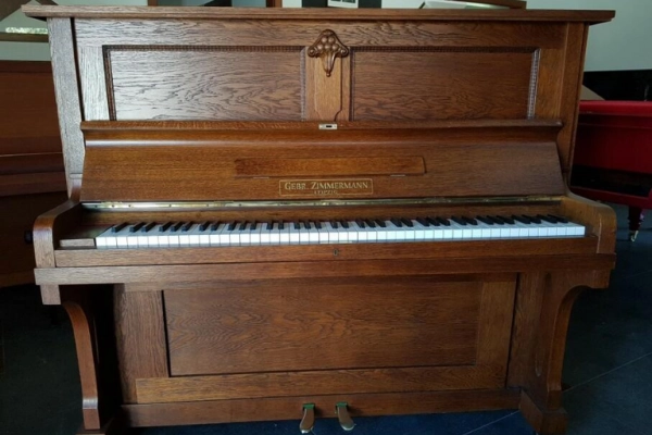 Ogłoszenie - Pianino Gebr. Zimmermann 127cm 1920r Dębowe - 14 000,00 zł