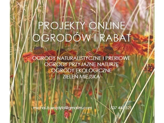 Ogłoszenie - Projekty online ogrodów i rabat - 4,00 zł