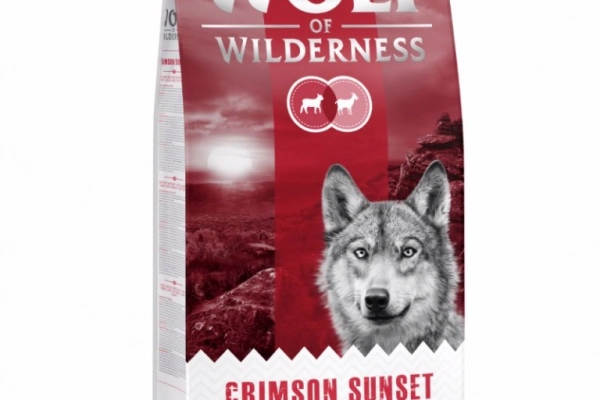 Ogłoszenie - Wolf of Wilderness "Crimson Sunset", jagnięcina i mięso kozie - 23,80 zł
