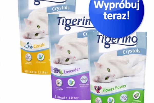 Ogłoszenie - Zestaw próbny Tigerino Crystals żwirek dla kota - 72,80 zł