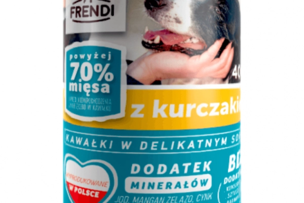Ogłoszenie - Frendi karma mokra dla psa kawałki w delikatnym sosie z kurczakiem 400g - Poznań - 3,78 zł