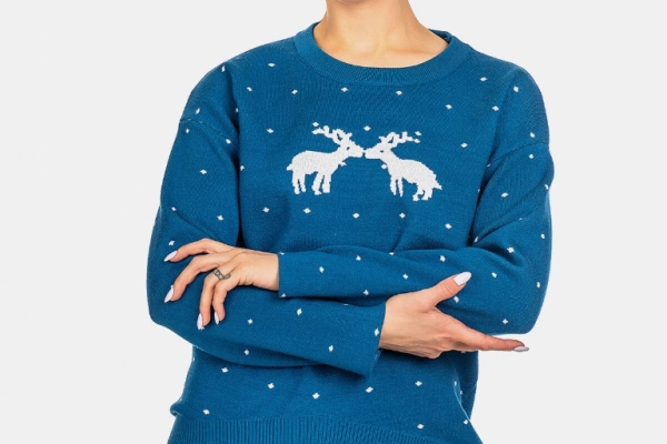 Ogłoszenie - Sweter świąteczny z reniferami - 79,99 zł