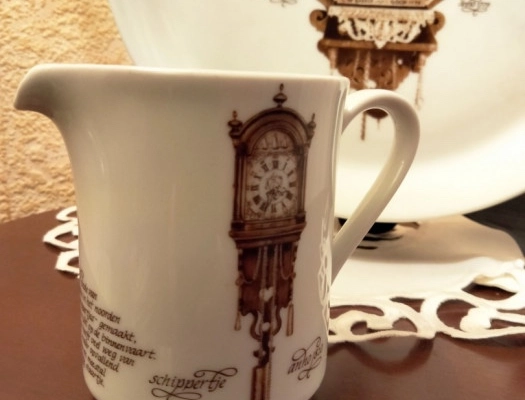 Ogłoszenie - Stary Zegar zestaw kawowy sygnowany - prezent dla miłośnika zegarów - 140,00 zł