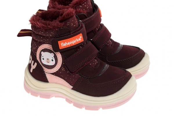 Ogłoszenie - Cool Club, Buty zimowe dziewczęce, bordowe, ocieplane, Fisher-Price - Gdańsk - 120,00 zł