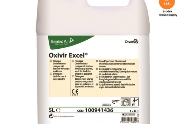 Ogłoszenie - płyn do dezynfekcji powierzchni i narzędzi OXIVIR 5l - 165,00 zł
