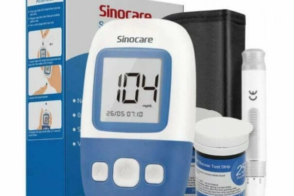 Ogłoszenie - Nowy glukometr cukromierz Sinocare + 25 igieł + 25 pasków te - 90,00 zł