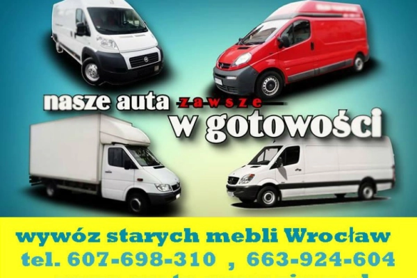 Ogłoszenie - Wywóz starych mebli Wrocław - Wrocław - 1,00 zł