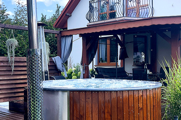 Ogłoszenie - Balia ogrodowa Bania Whirpool goraca beczka SPA Ø2,25m LED 12 Jacuzzi Dysz - Śląskie - 14 999,00 zł