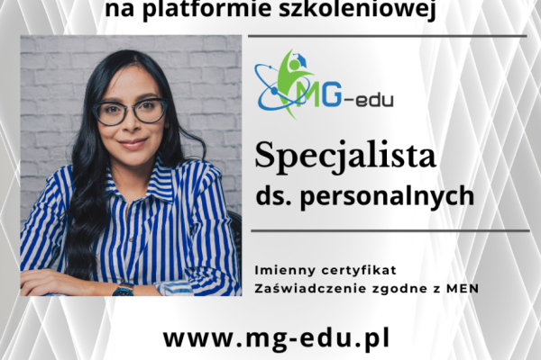 Ogłoszenie - Specjalista zarządzania personelem – kurs online. Cała Polska