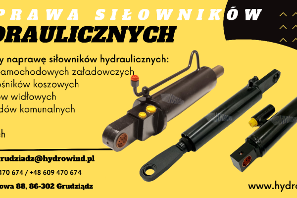 Ogłoszenie - Naprawa siłowników hydraulicznych - Grudziądz - 1,00 zł