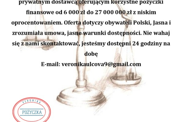 Ogłoszenie - oferta pożyczki - Starachowice