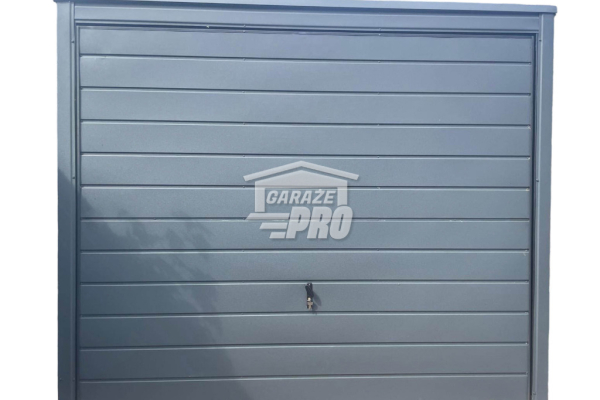 Ogłoszenie - Garaż blaszany 3x8 brama uchylna +drzwi   antracyt Dach spad w tył GP107 - Leszno - 8 250,00 zł