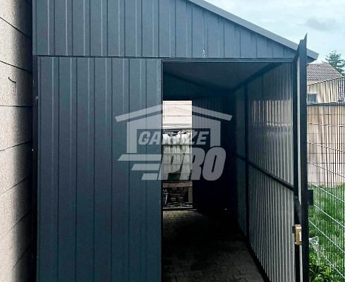 Ogłoszenie - Domek Ogrodowy Garaż  2x5 Brama dwuskrzydłowa + drzwi antracyt  spad w bok GP92 - Otwock - 4 190,00 zł