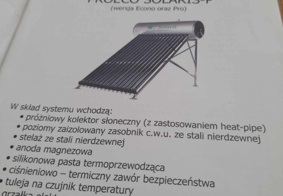 Ogłoszenie - Słoneczny podgrzewacz wody - Ostrowiec Świętokrzyski - 1 700,00 zł