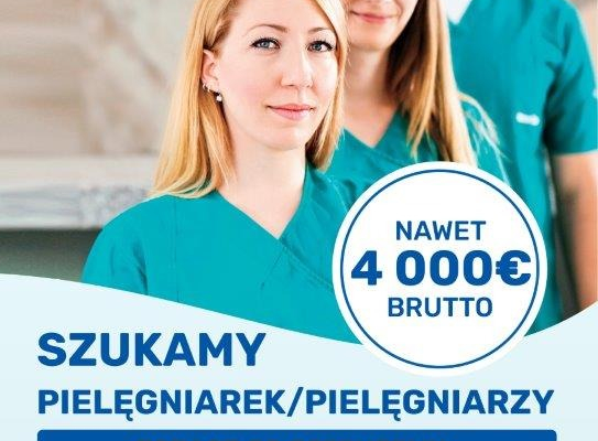 Ogłoszenie - Praca dla pielęgniarek w Niemczech - Niemcy