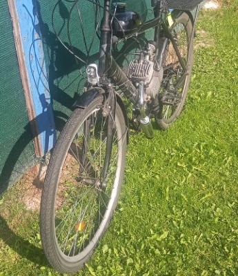 Ogłoszenie - Rower Indiana z silnikiem spalinowym 49cm - Hajnówka - 1 800,00 zł