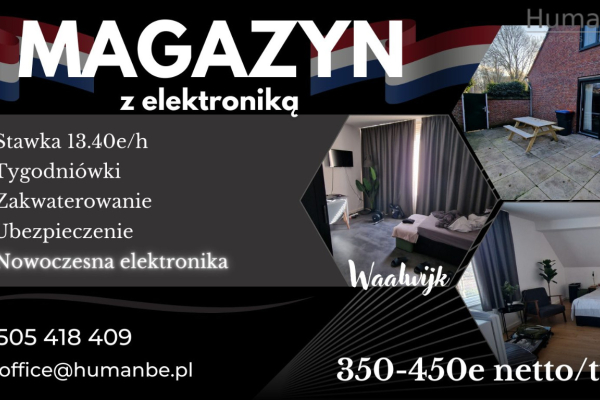 Ogłoszenie - PAKOWANIE ELEKTRONIKI NA MAGAZYNACH DELL I APPLE - Wrocław - 9 000,00 zł