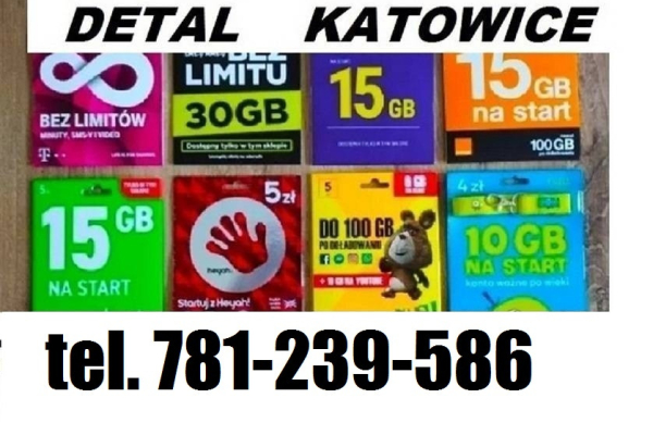 Ogłoszenie - POLSKIE KARTY SIM zarejestrowane starter startery karta gsm - Katowice - 75,00 zł