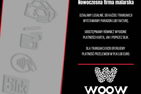 Ogłoszenie - Profesjonalne Usługi Malarskie mieszkań, domów oraz biur | Polisa OC | Płatność kartą | Efekt WOOW ! z WOOW EXPERT - Warszawa