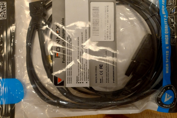 Ogłoszenie - Kabel VGA na HDMI 1.8M FULL HD-SUB przewód adapter dźwięk Audio Jack - 25,00 zł