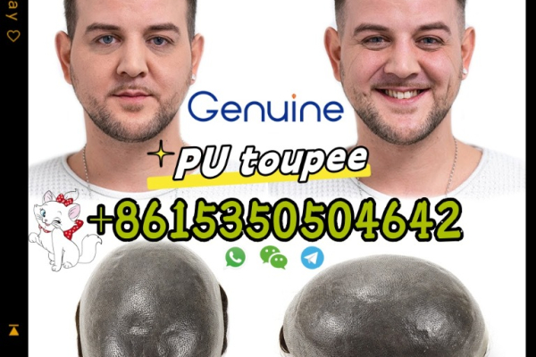 Ogłoszenie - Wigs For Men V-loop Pu Men Toupee whatsapp+8615350504642