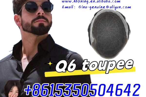 Ogłoszenie - Q6 Lace Toupee Men Indian Human Hair Male Wig whatsapp+8615350504642 - 50,00 zł