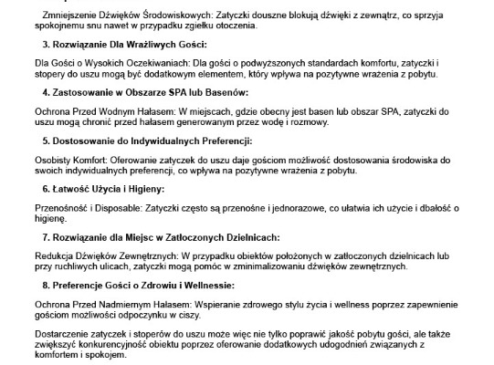 Ogłoszenie - Zatyczki, stopery do uszu - ECO - 100 par ( 200 szt) Przedmiotem oferty są zatyczki, stopery do uszu PWD III - ECO Nasze - Rybnik - 17,00 zł