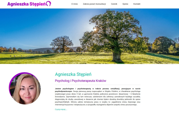 Ogłoszenie - Psychoterapeuta Kraków - Agnieszka Stępień - Kraków