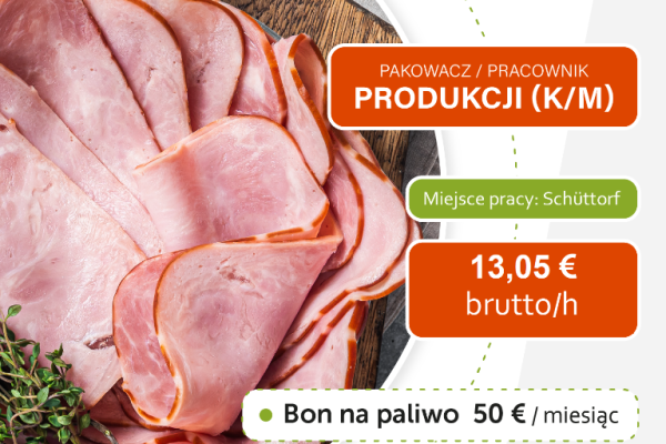 Ogłoszenie - Pakowacz/ Pracownik produkcji (k/m) - Niemcy - Rzeszów