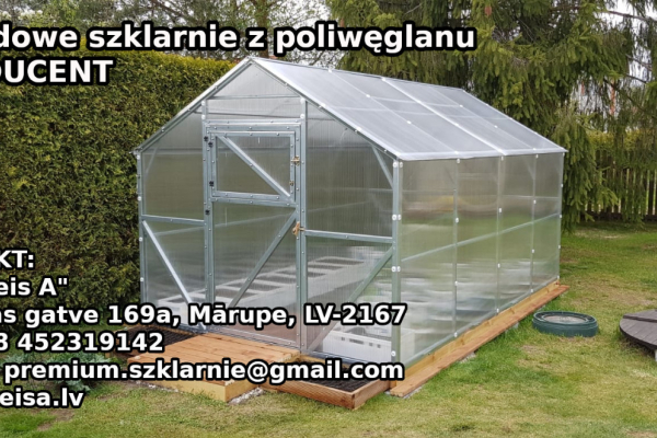 Ogłoszenie - Szklarnia ogrodowa Classic 2,5x4m poliwęglan premium cert. E1 WeisA - Bemowo - 1 215,00 zł