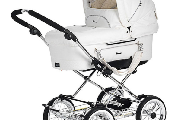 Ogłoszenie - EmmalJunga Mondial De Luxe - Classic White Leatherette Pram Package - Warszawa - 4 155,00 zł